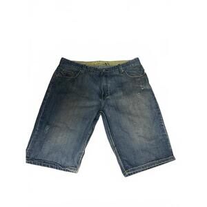 Vintage Pepe Jeans London Men's 42 Denim Shorts Y2K